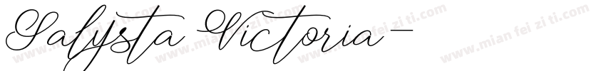 Salysta Victoria字体转换
